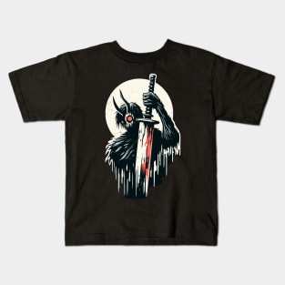 Dark warrior - original character Kids T-Shirt